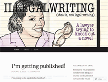 Tablet Screenshot of illegalwriting.com